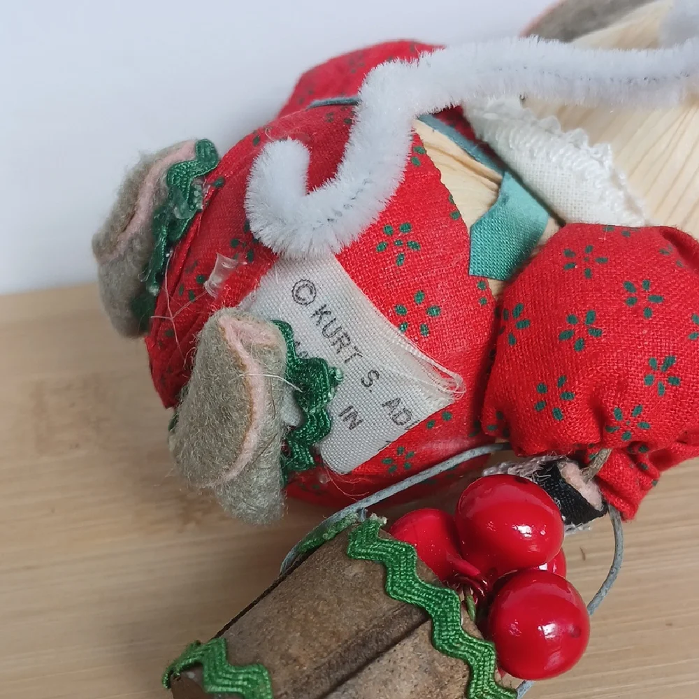 VTG Kurt Adler Chef Corn Husk Mouse Decor 6